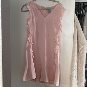 CeCe Light Pink Ruffle Mini Dress